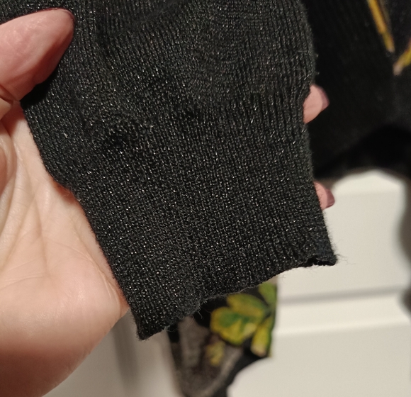 M❤Desigual Pullover ANNA in Poncho Style Floral Design - Turtle Neck - Picture 8 of 9